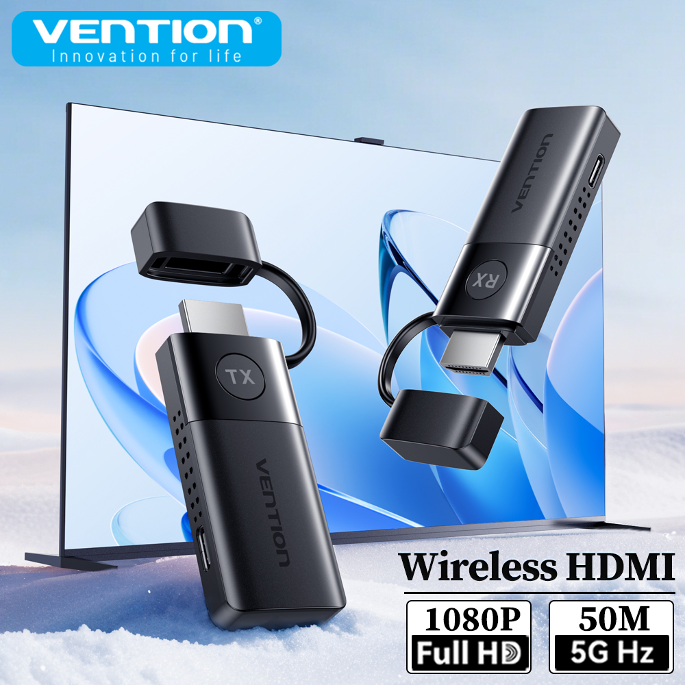 Home Cinema Wireless - Vention Trasmettitore e ricevitore HDMI wireless